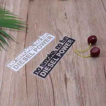 Поддельные наклейки NO SMOKE Бирки подходят для автомобильных мотоциклетных украшений кузова белый