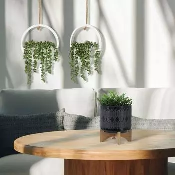 Поддельные висячие суккуленты, искусственные висячие суккуленты, жемчужные растения в горшке One pack