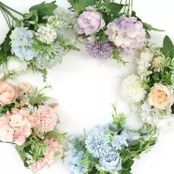 Поддельный цветочный шар Яркие детали Долговечный шелковый имитация цветочного шара Композиция Букет для фото Pink