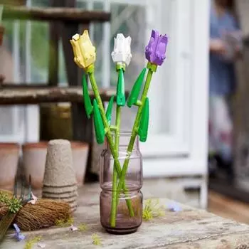 Поддельный цветок, игрушка с не засохшими краями, рождественский подарок, гладкие кирпичи, сборка, искусственный цветок на День святого Валентина розовый