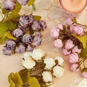 Поддельный цветок, не выцветающий, декоративный, вечный, шикарный, центральный элемент стола, искусственная роза для свадьбы розы красного