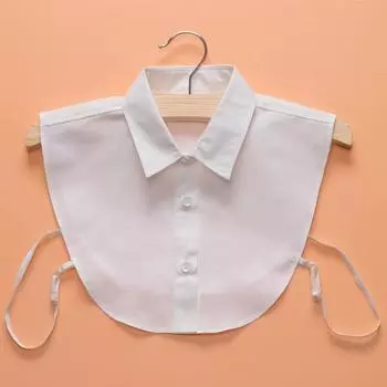 Поддельный воротник Детский черно-белый воротник рубашки Хлопковый универсальный свитер Декоративный воротник для мальчиков и девочек Детский поддельный воротник