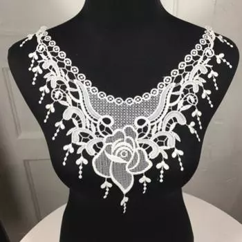 Поддельный воротник женский вышитый воротник Поддельный воротник шарф, одежда, одежда, аксессуары для груди