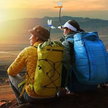 Поддельный зажим для стрекозы для отпугивания мух оленей, 3D-симуляция зажима для шеста стрекозы оранжевый