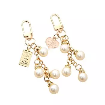 Поддельный жемчуг кисточка брелок сердце буква кулон для женщин сумка украшение изысканный чехол для наушников шарм ювелирные изделия подарок