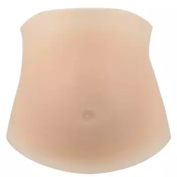 Поддельный живот беременной женщины Искусственный силиконовый беременный живот Фотография актера Выступление PropWhite 2-3