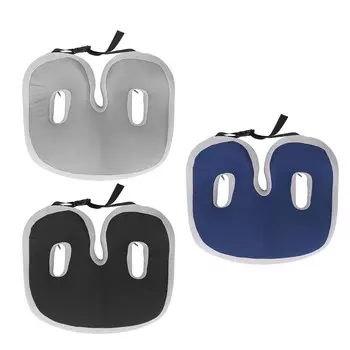 Поддерживающая подушка с полым дизайном, дышащая, облегчающая ишиас, регулируемая ширина, ортопедическая, с эффектом памяти Black