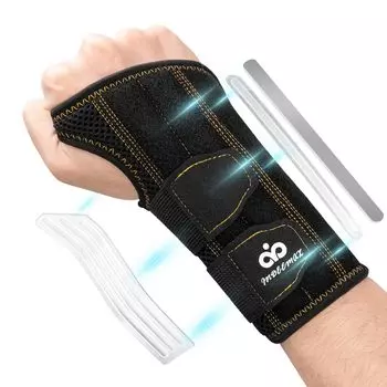 Поддерживающий бандаж для запястья INDEEMAX от Judo Tendinitis Supporter Wrist Strong Fixed Support Легкий фиксированный кронштейн Уменьшает нагрузку Впитывает пот Быстросохнущий