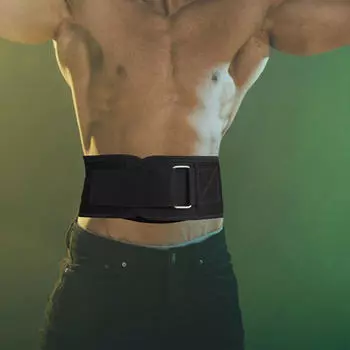 Поддерживающий пояс для тренировки талии и стабилизации поясницы, портативный корсет для фитнеса Size S