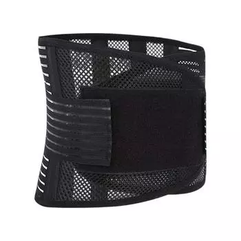 Поддерживающий спину дышащий пояс для поддержки талии регулируемый кожаный пояс поддержка поясницы поясница облегчение боли в пояснице седалищный нерв