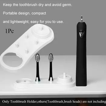 Поддержка экономии места. Держатель для электрической зубной щетки. Полка для ванной комнаты. Защитная головка щетки. Основание зубной щетки.