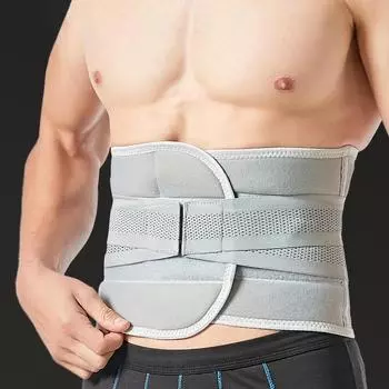 Поддержка дышащей талии, широкая талия, тренер, поясной ремень, поясничный ремень, поясничный бандаж, защитный поясной ремень M