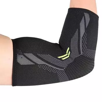 Поддержка локтя и рукава Дышащая повязка на руку Защитная накладка на повязку L чёрный