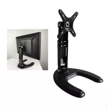 Поддержка монитора, вращающаяся на 360° настольная подставка, компактная прочная выдвижная настольная подставка для дисплея ПК