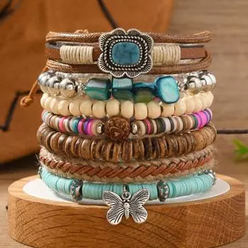 Поддержка - Новая эластичная линия из кокосовых бусин для мужчин