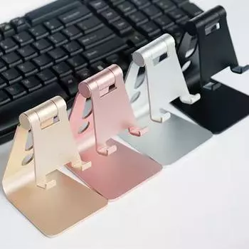 Поддержка планшета Держатель телефона Настольная подставка с несколькими углами Регулируемый стол Противоскользящий кронштейн Прямая трансляция Спальня серебряный