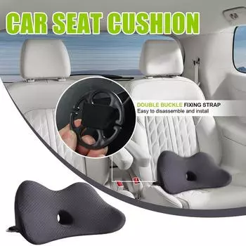 Поддержка поясницы для автомобильного сиденья 2 в 1 Подушка для спинки водительского сиденья Подушка из пены с эффектом памяти Легкая клиновидная подушка для автомобильного аксессуара CHINA