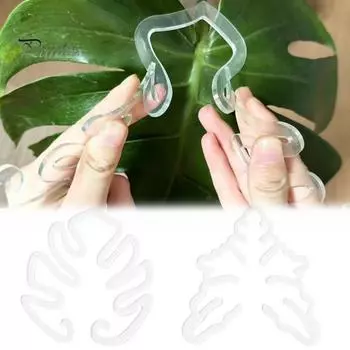 Поддержка растений Monstera Leaf Grapple Stem Holder для растений Вертикальная поддержка роста стеблей для комнатных и уличных цветов и трав A