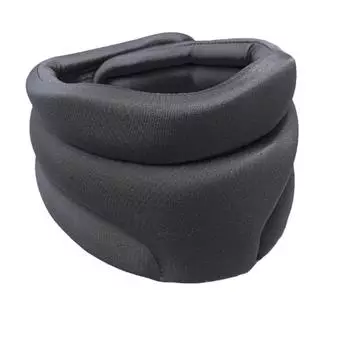 Поддержка шеи Устройство коррекции наклона шеи вперед, препятствующее ее выгибанию Тяговый артефакт Фиксированный поддерживающий корсет Защита шеи для шейного отдела позвоночника серый