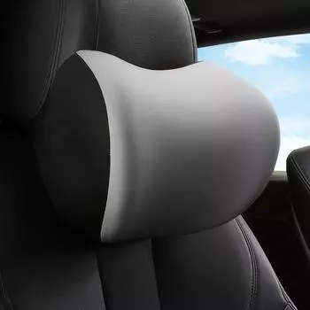 Поддержка спинки сиденья автомобиля Подушка для поддержки спины и шеи для автомобильной подушки для шеи Эргономичная пенная подушка для спины для комфорта и поддержки автомобиля серый