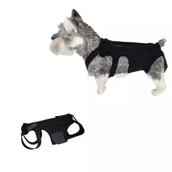 Поддержка спины для собак с МПМД, Бандаж для спины Черный S/M/L