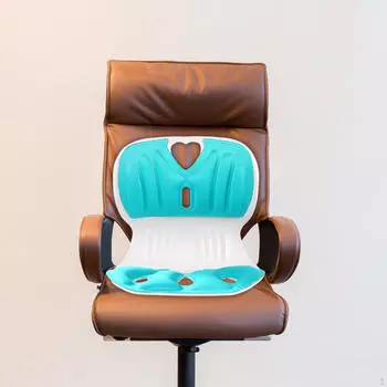 Поддержка спины, правильная осанка, эргономичное крепление для стула для офисного стола зелёный