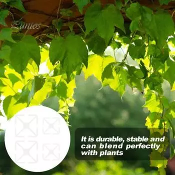 Поддержка стеблей растений 2 размера квадратный держатель для стеблей растений крючок многоразовые держатели для стеблей цветов растений для роста комнатных и уличных растений 2pcs