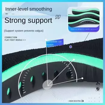 Поддержка свода стопы Плоскостопие Специальная стелька Поддержка свода стопы Pes Planus Мужская спортивная амортизация стопы Вальгусная стопа Тип ноги Специальный XS-35-37 синий