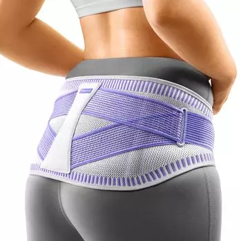 Поддержка талии, контролируемая физическим поясом для поддержки таза Уменьшает объемную вентилируемую сетку с 3D-вязанием для ежедневного размера XL [БЕСПЛАТНО] серый