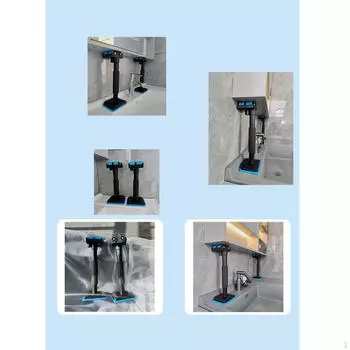 Поддержка установки двери шкафа ванной комнаты, регулировка трудосберегающего подъемного кронштейна для 1 piece