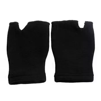 поддержка запястья рукав ладонь рука 1 бандаж унисекс артрит запястье пара перчатки спортивная поддержка эластичный Ручная работа чёрный