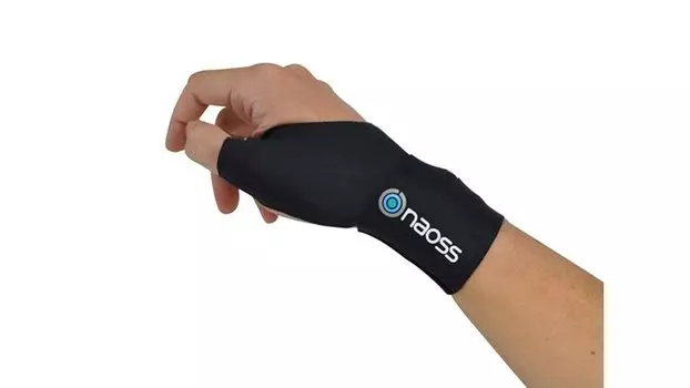 Поддержка запястья Skin Sensation для плоской подошвы, подходящий размер, подходит японскому защитнику черного цвета [бренд naoss] (один из самых) чёрный
