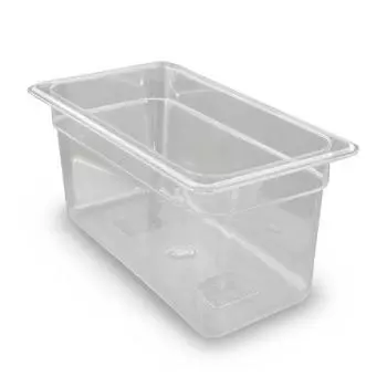 Поддон для еды Cambro Camwear, 1/3 на 8 дюймов, прозрачный