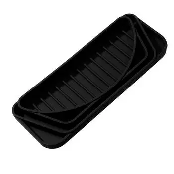 Поддон для капель воды в холодильнике, уловитель капель, скрытый диспенсер для воды, подставка для разлива воды в холодильнике чёрный