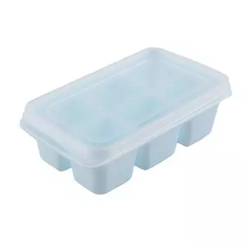 Поддон для льда из пищевого полипропилена, легко моющийся, складной, мягкий, 11,5x7x4 см, компактный поддон для кубиков льда с L