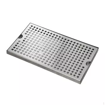 Поддон для пива Дренажный тип Тарелка Съемный для диспенсера для напитков Кегератор Нержавеющая сталь