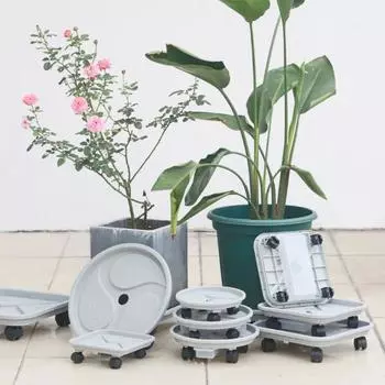 Поддон для рассады на колесах, прочный, со съемным дренажным поддоном M