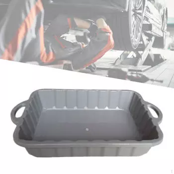 Поддон для слива масла, многоцелевое хранение отходов, легкий, герметичный, капающий, авторемонтный