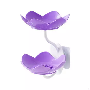 Поддон для слива мыла, двухслойный настенный ящик, поддон для раковины для дома, квартир, отелей, прачечной синий