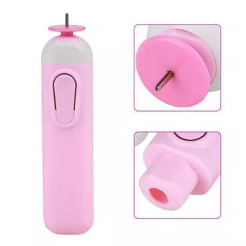 Поделки из бумаги, электрические инструменты для квиллинга с прорезями, бумажная ручка для завивки оригами, сделай сам, скрапбукинг и штамповка, крафт-бумага Pink розовый