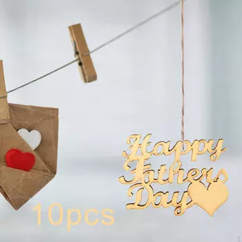 Поделки на День отца Деревянные украшения Украшение для подарка папе