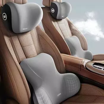 Подголовник автомобиля, подголовник из пены с эффектом памяти, поясничная подушка, автомобильные принадлежности, подушка для поясничной поддержки, автомобильная поясничная подушка для снятия усталости, офисный подголовник чёрный