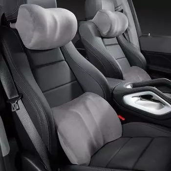 Подголовник автомобиля Подушка для шеи Поясничная поддержка Универсальные мягкие подушки для шеи Подушка для автомобиля Подушка из пены с эффектом памяти Поясничная подушка для спины