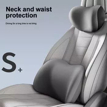 Подголовник автомобиля Подушка для шеи Внутренняя пена с эффектом памяти Подушки для подголовника автомобиля Защитная подушка для талии Аксессуары для подушки для головы и шеи
