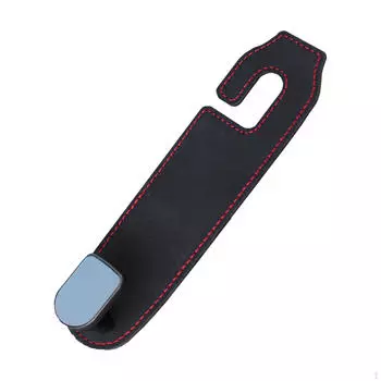 Подголовник автомобиля PU крючок вешалка органайзер экономит место сгибаемый для сумок пальто одежды серый