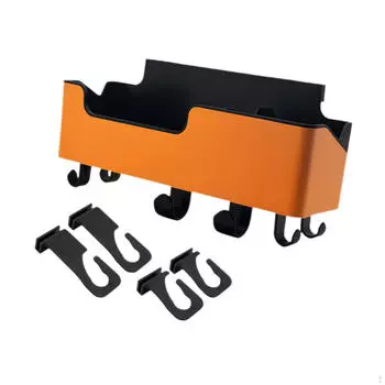 Подголовник автомобиля ящик для хранения на заднем сиденье многофункциональный для детей с крючками подстаканник оранжевый