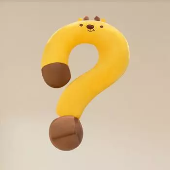 Подголовник автомобиля с эффектом памяти Подушка для шеи Подушка Four Seasons Универсальный комплект для спинки сиденья One Size жёлтый