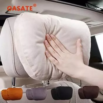 Подголовник автомобиля высшего качества, поддержка шеи, сиденье/Maybach Design S Class, мягкая универсальная регулируемая автомобильная подушка, подушка для шеи Coffee 1Pcs
