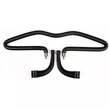 Подголовник для автомобильного сиденья, вешалка, держатель из стали + ПУ для пальто, костюма, куртки, одежды, черный 53x47x3cm