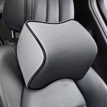 Подголовник для автомобиля Подушка для шеи Авто Подушка для шеи из пеноматериала с эффектом памяти Дышащая поддержка головы Защитная подставка для шеи Салон автомобиля чёрный